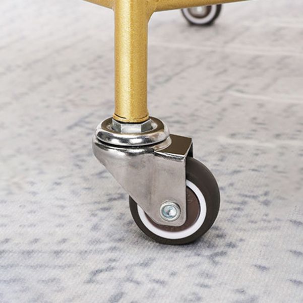 3-Shelf Metal Geometric Bookshelf Contemporary Closed Back Book Shelf,39" H x 11" W