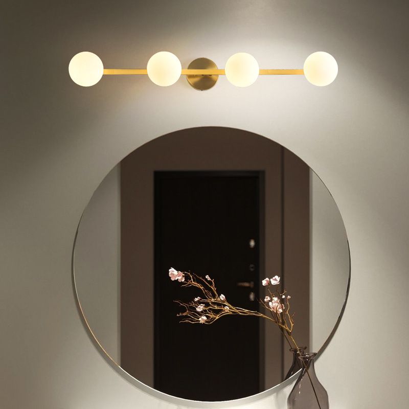 Illuminazione montata a parete in metallo per il bagno