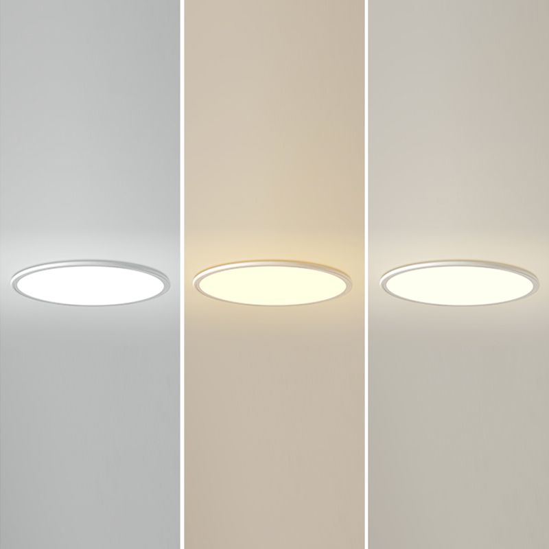 Ronde metalen LED-plafondlamp moderne stijl inbouwlamp voor eetkamer