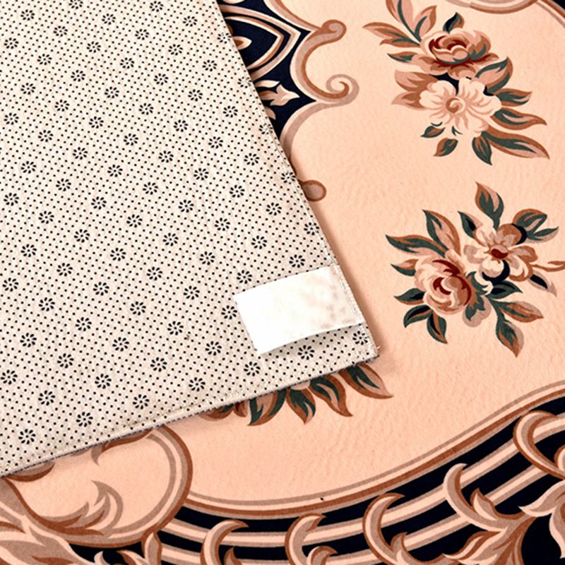 Fancy European Carpet Medallion Patroon Polyester Area Rug vlekbestendig Tapijt voor thuisdecoratie