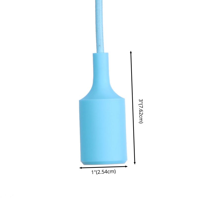 Multi-couleurs en option en option unique suspension de style macaron de lumière simplicité mini-pendant lampe pour les escaliers Corridor