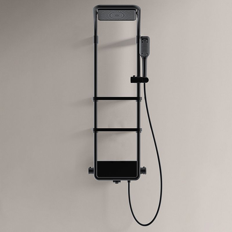 Modern Shower Set Slide Bar Adjustable Shower Head Wall Mounted Shower System