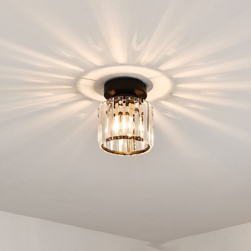 Ultra-Contemporary Flush Mount Ceiling Light Crystal Flush Light for Corridor