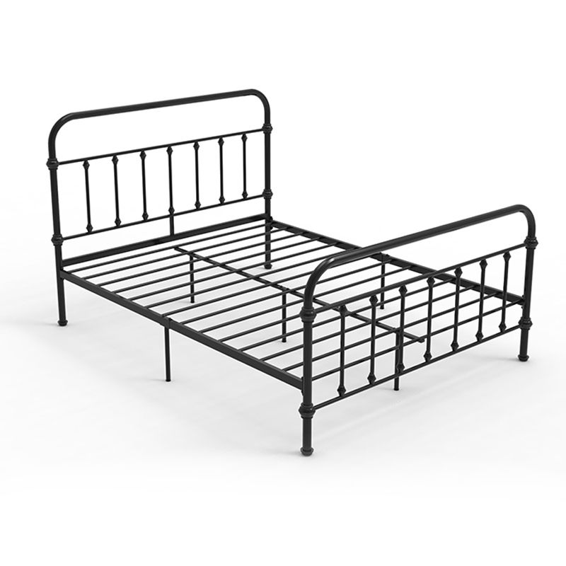 Modernism Open-Frame Bed with Headboard 47.24" Metal Bed Frame