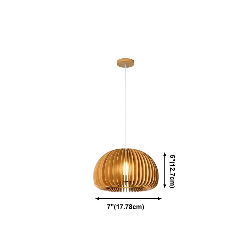 Lampe suspendue en forme de citrouille nordique