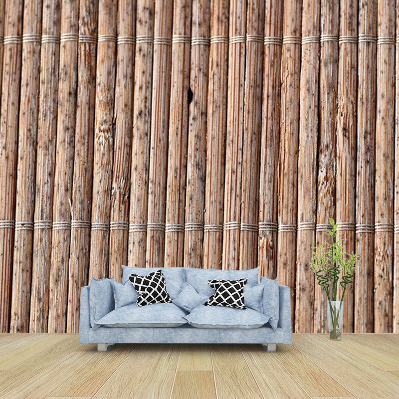 3D Mural Mildew Resistant Wood Grain Mural Industrial Style Decorative Bedrom Mural