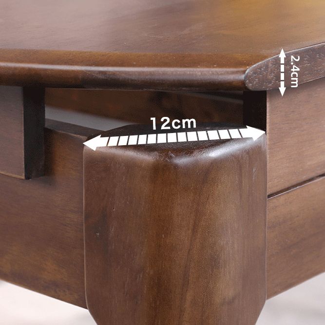 Contemporary Round Extendable Dining Table Solid Wood Standard Dining Table for Kitchen