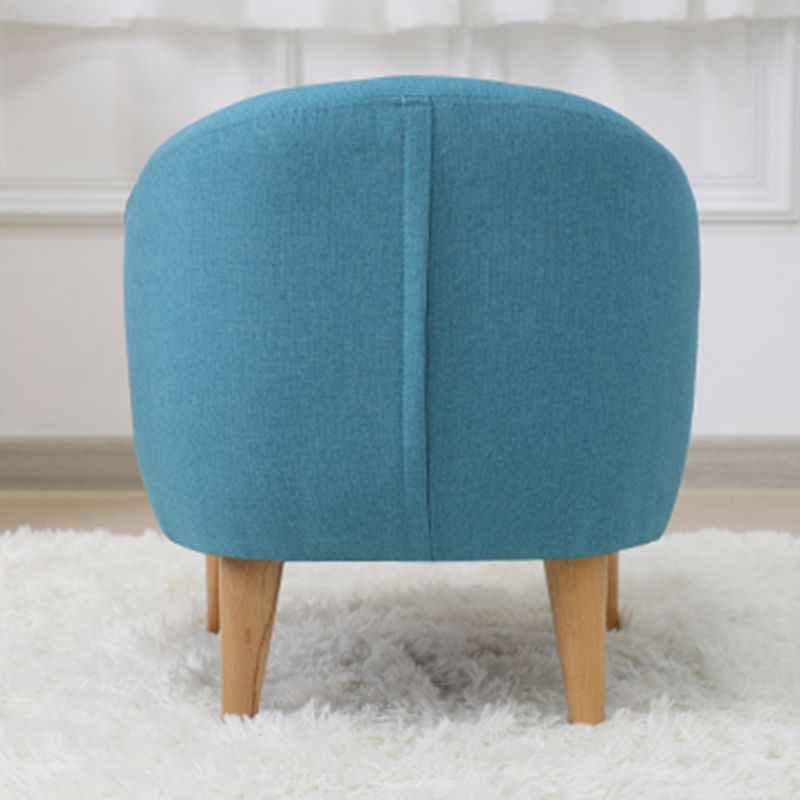 Contemporary Cotton Blend Tufted Split-Back Settee Couch for Children
