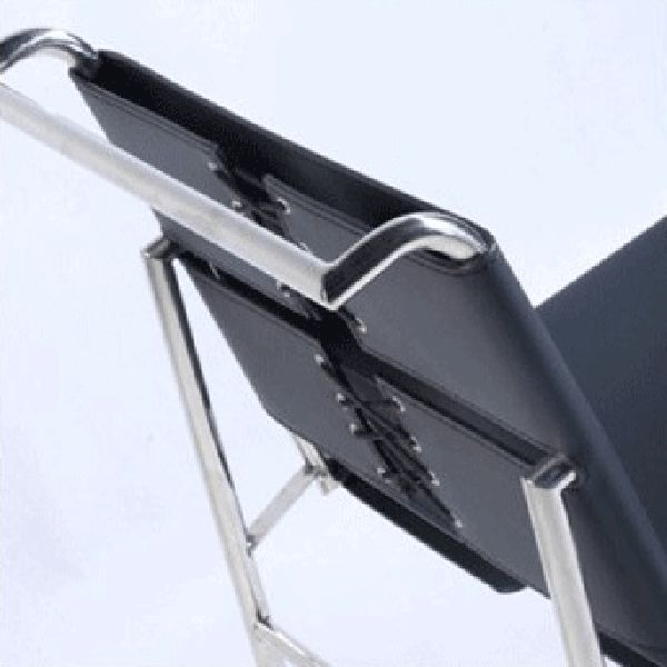 Contemporary Style Side Chair Metal Open Back Dining Room Chair for Indoor