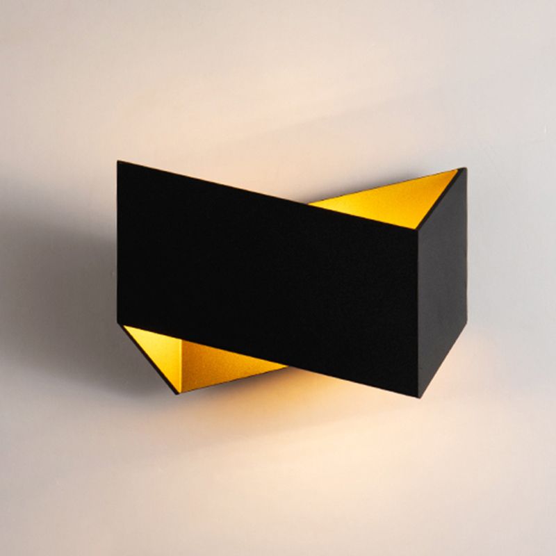 Moderne minimalistische stijl Origami Wall Light SCONCES Metaal 1 Lichtwandverlichting voor woonkamer