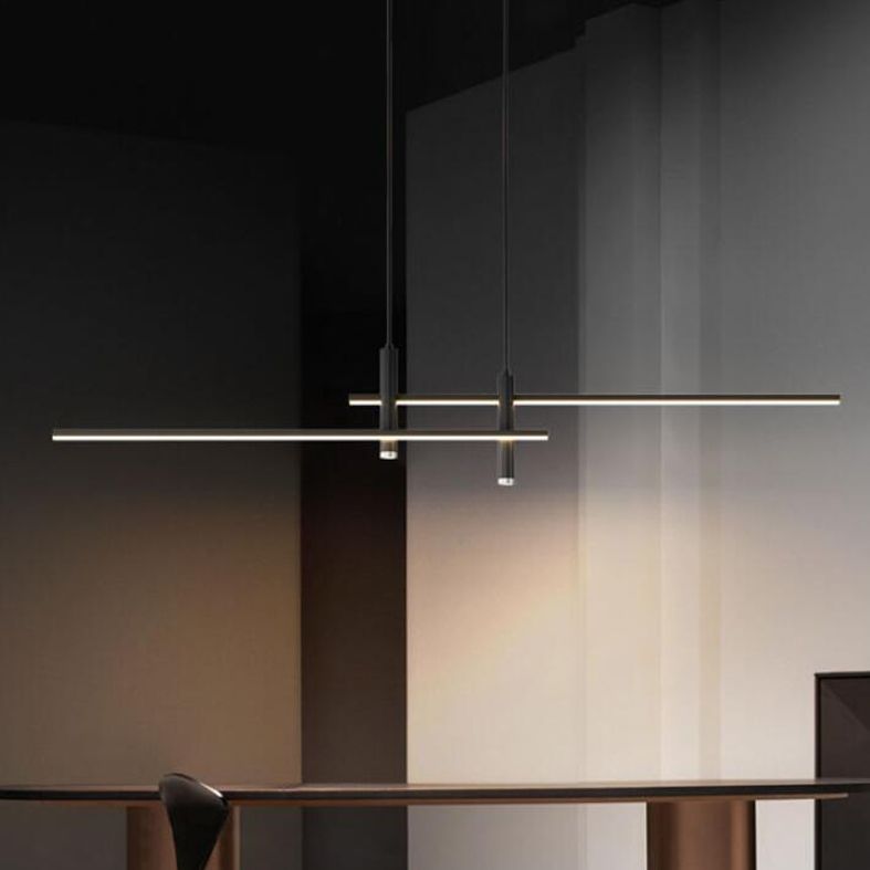 Modern Island Lighting with Aluminum Shade Simplicity LED Metal Ceiling Pendant Light