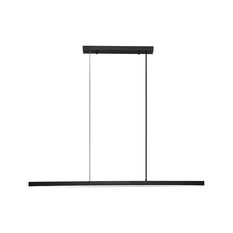 Moderner Stil Rechteckinsel Island LED LED Einfache Kronleuchterleuchte für Esszimmer