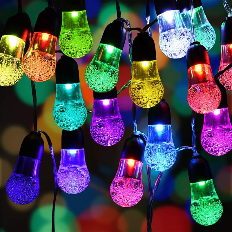 Modern Symphony LED Plastic 20-Light Global Rope Light for Garden Decorate