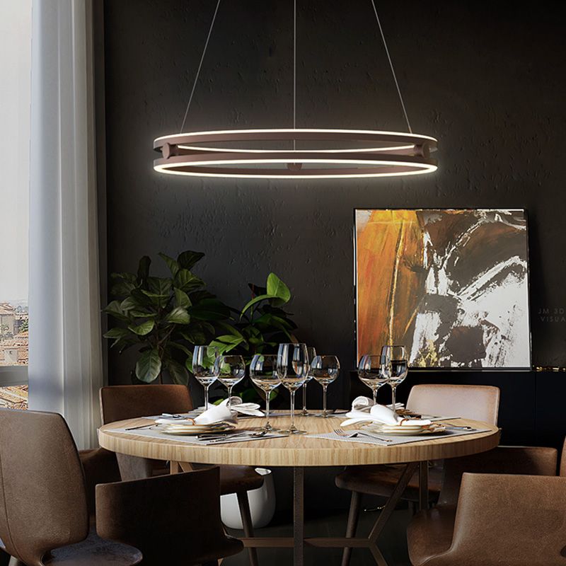 Contemporary Style Acrylic LED Pendant Light for Living Room Dining Room