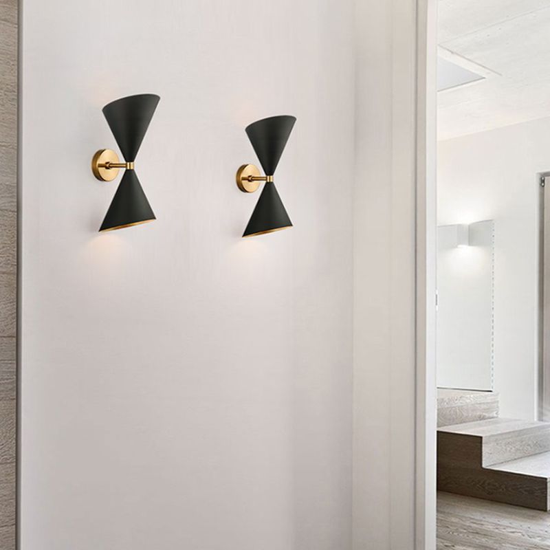 Metal Cone Wall Mounted Light Fixture Modern Bedroom Wall Mounted Light Fixture