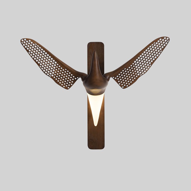 Lámpara de pared en forma de gaviota de estilo diseñador 1 Luz de la sala de estar de la sala de estar Luz montada en la pared