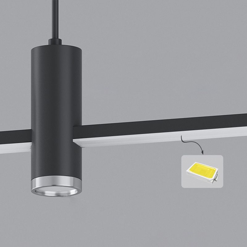 Simplicity Linear Metal Ceiling Pendant Light for Dining Room