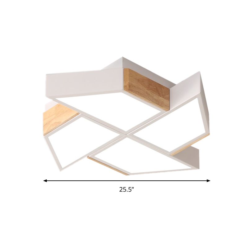 Child Bedroom Toy Windmill Ceiling Mount Light Acrylic Nordic Style Ceiling Lamp