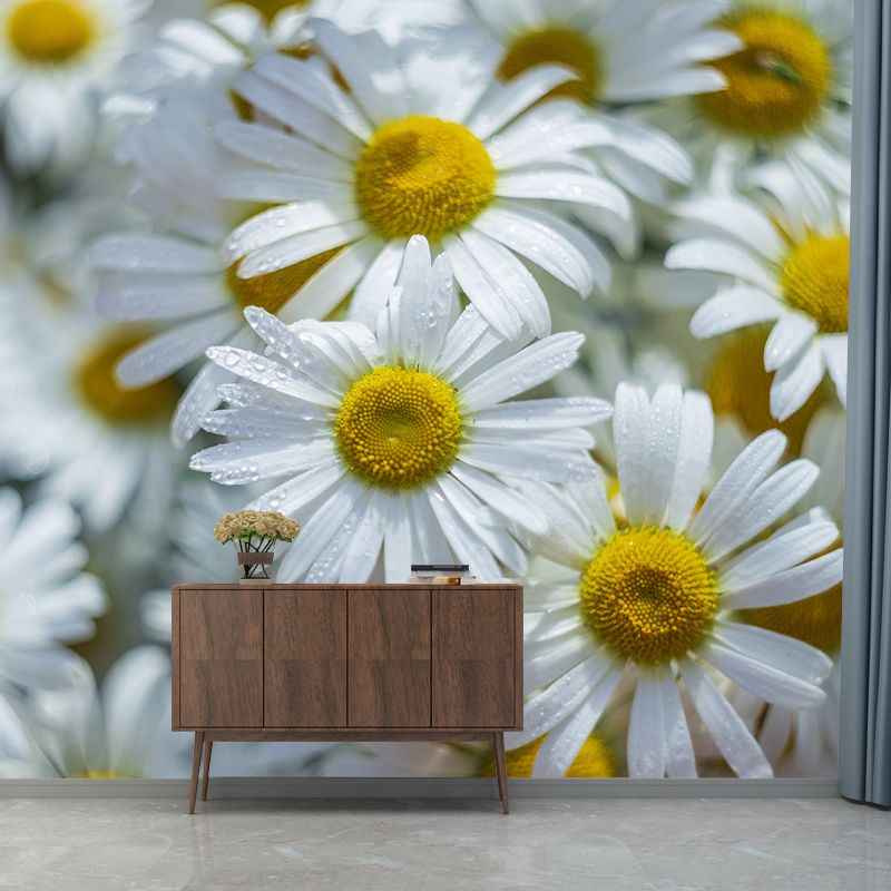 Chrysanthemum Wall Decor for Bedroom Moisture Resistant, Custom Size Available