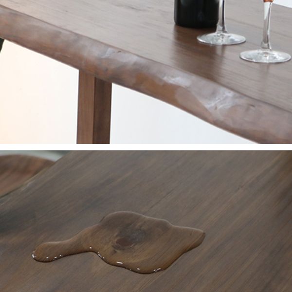 Luxury Rectangle Solid Wood Bar Table Set 1/4/5 Pieces Counter Table with Backless Stools