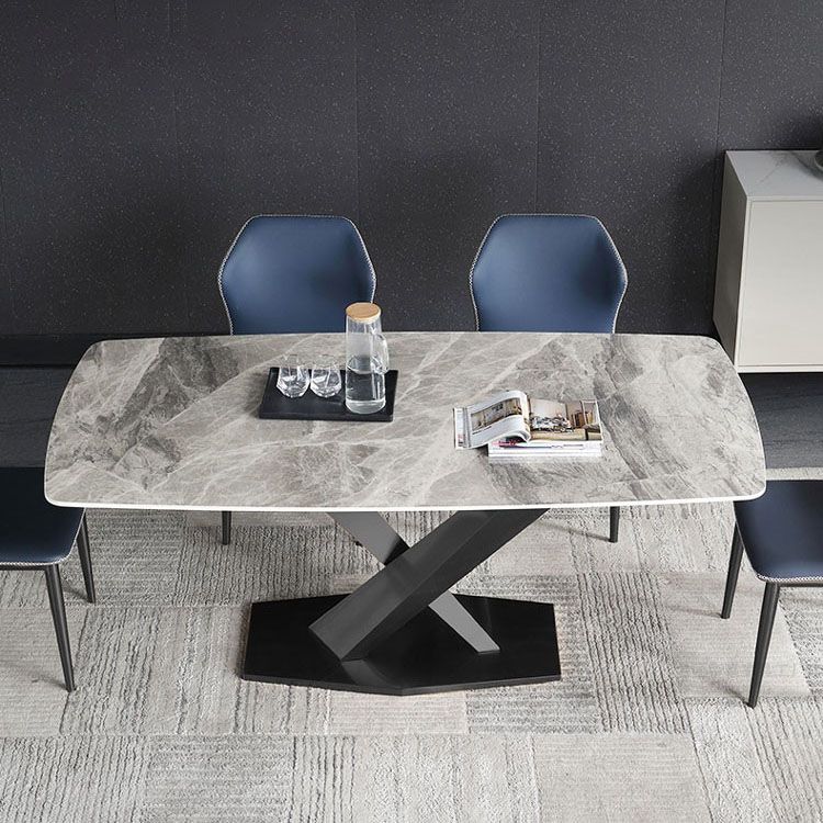 Rectangular Dining Set 1/4/5/7 Pieces Sintered Stone Dining Table Set