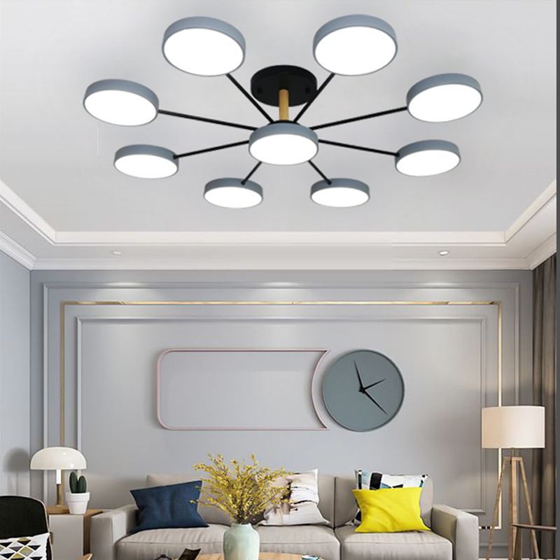 Geometric Pendant Lighting Fixtures Modern Chandeliers For Dining Room