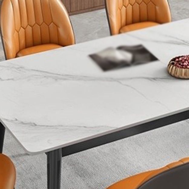 Glam Style 1/2/3/5/7 Pieces Dining Set Sintered Stone Dining Table Set for Home Use