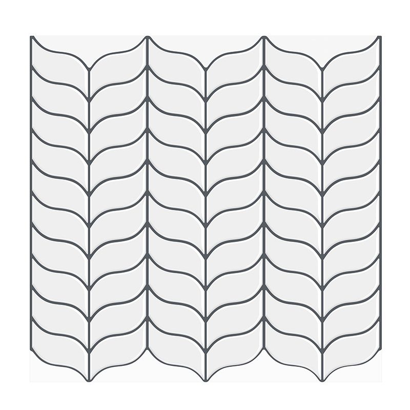 Mosaic Tile Peel & Stick Tile Pvc Kitchen Backsplash Peel and Stick Wall Tile Set of 2