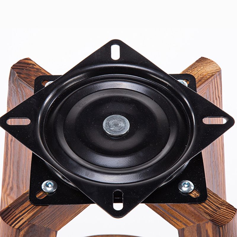 Modern Wooden Barstool Fabric Cushion in Matte Finish for Indoor