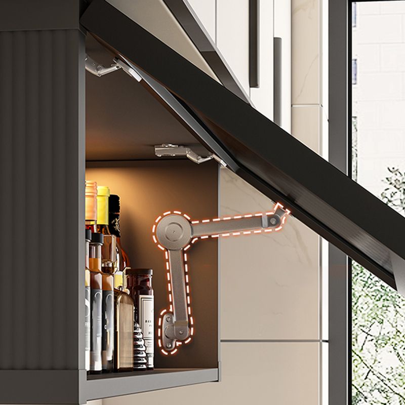 Modern Wall Mounted Display Stand Metal Storage Cabinet for Kitchen