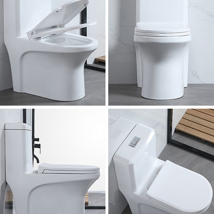 One-Piece Toilet Flush Toilet Floor Mounted UF Siphon Jet Toilet Bowl