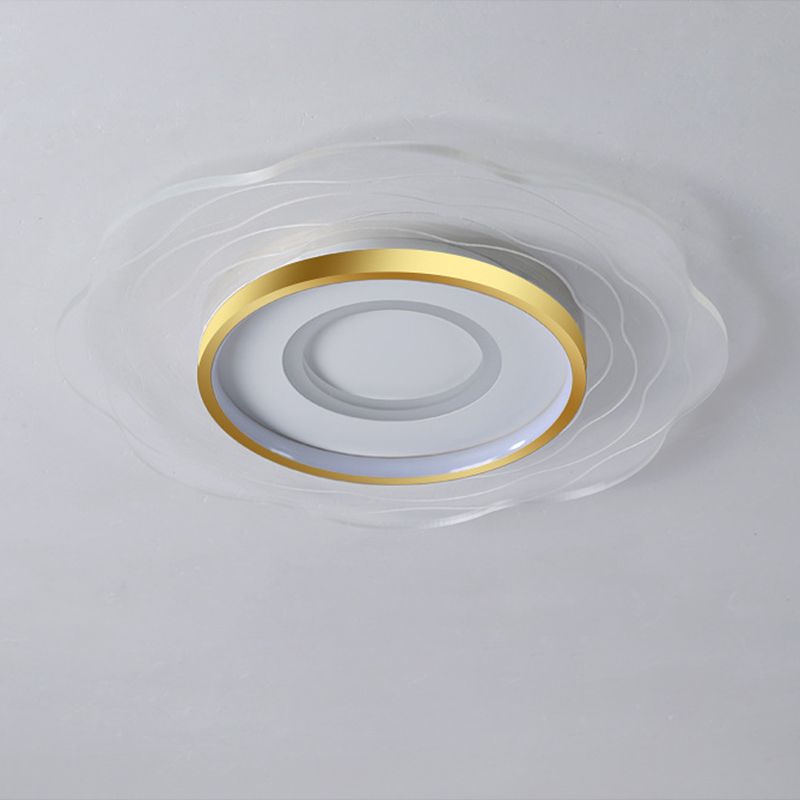 Bloem Flush Mount Plafond Licht Acryl Modern Eenvoud Flush Mount Plafond licht voor slaapkamer