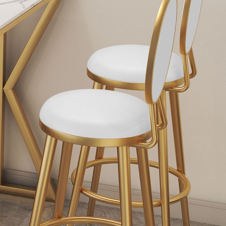 1/2/3/5 Pieces Luxurious Irregular Shape Pub Table Set Sintered Stone Top Bistro Table Set