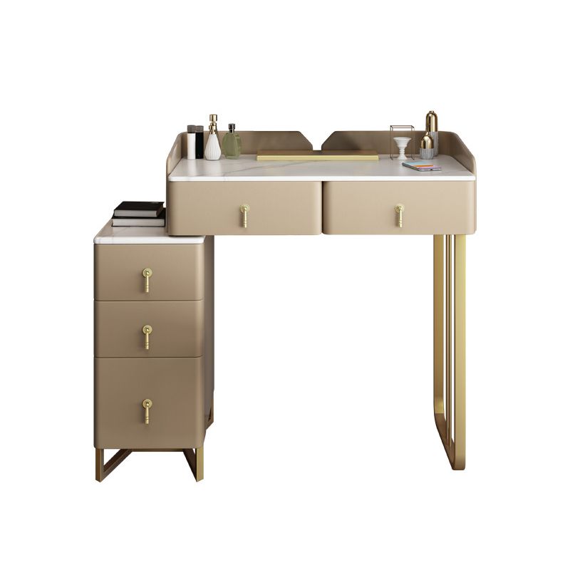 31.88" High Make-up Vanity Glam Vanity Set with 5 Storage Drawers