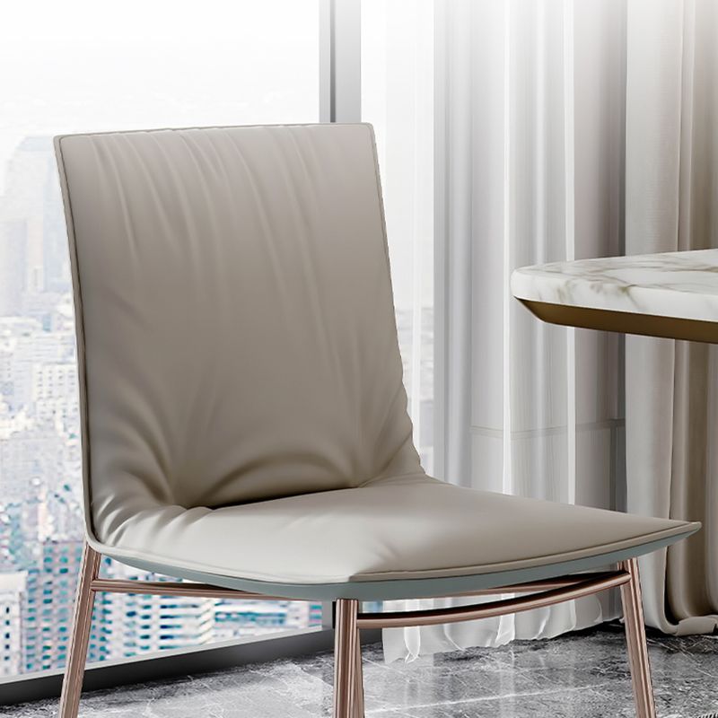 Glam Style Dining Chair Upholstered Side Chair for Living Room