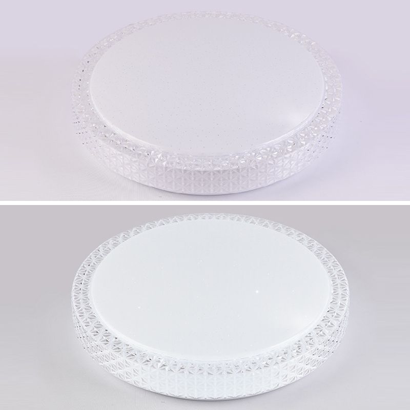 Modern Ceiling Light LED Ceiling Mount Light with Acrylic Shade for Living Room
