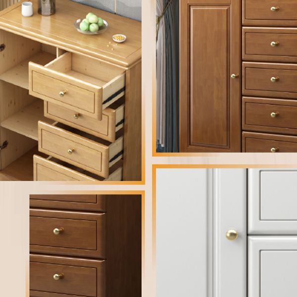 Solid Wood Storage Chest Dresser Modern Storage Chest with Drawers