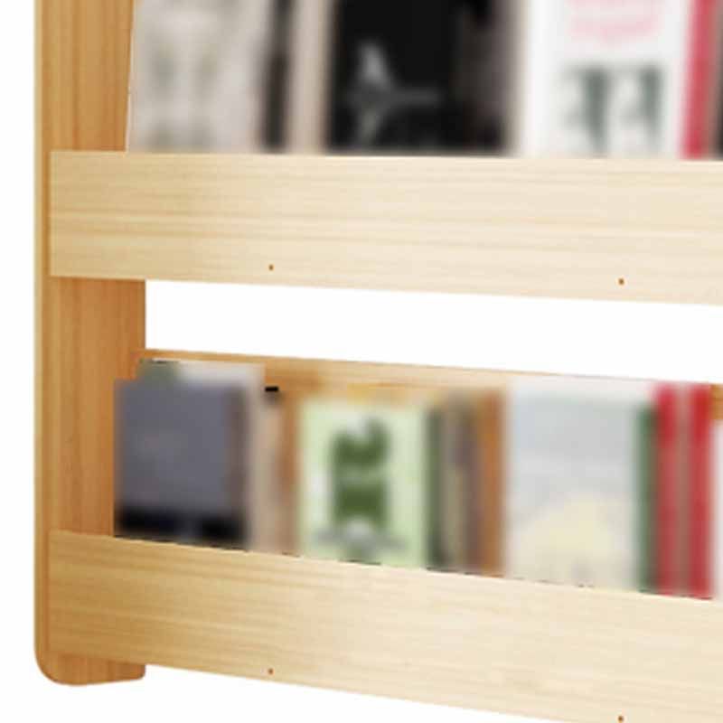 1/2/3/4-Shelf Modern Wall Unit Bookshelf Natural Pine Wood Bookshelf