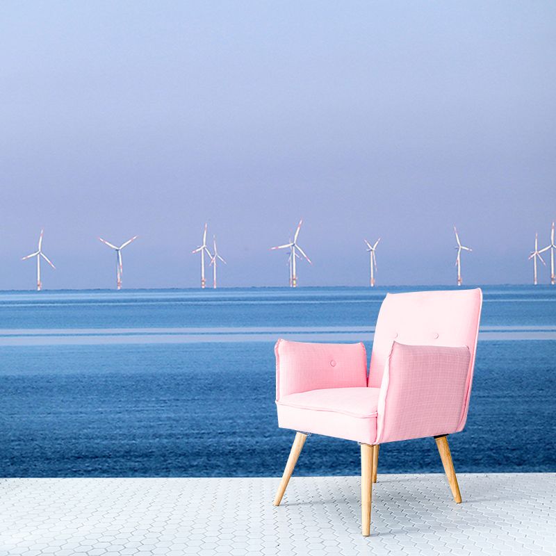 Huge Windmill Mural Wallpaper Photography Eco-friendly for Living Room