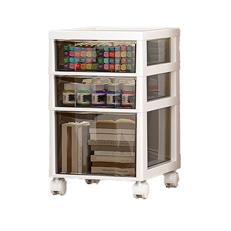 Transparent Filing Cabinet Modern Plastic Drawers File Cabinet