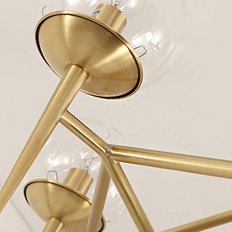 Pyramid Dinning Room Chandelier Pendant Light Glass Modernist Pendant Lighting Fixture