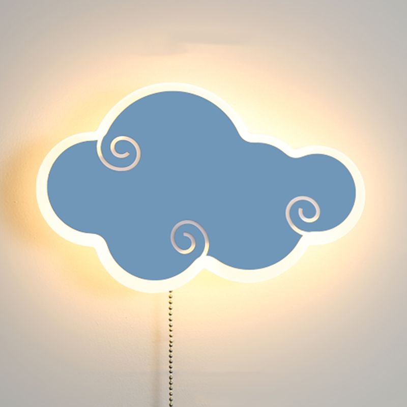 Accesorios de iluminación de la pared de la nube Metal de estilo moderno 1 Lámparas de pared de luz