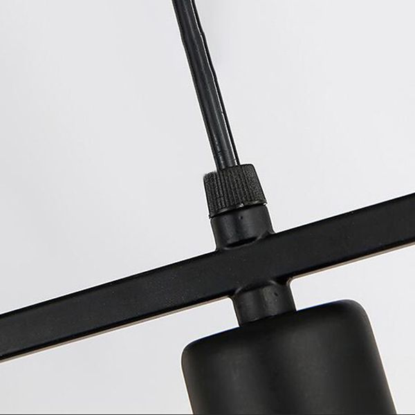 Luces de techo colgantes de planta verde industrial lámpara colgante de luz única creativa para cafetería