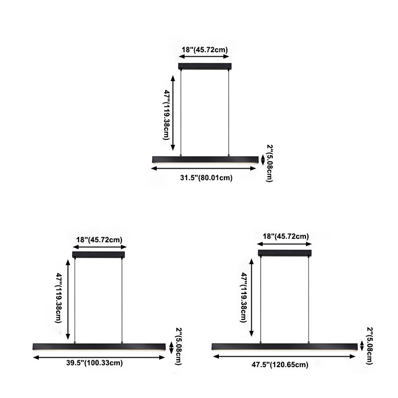 Moderne LED -Island -leichte Acryl -Schattenhänge -Beleuchtungskörper für Esszimmer