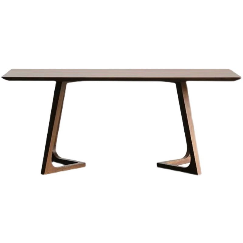 Modern 1/2/4/5 Pieces Dining Set Solid Wood Double Pedestal Dinette Set