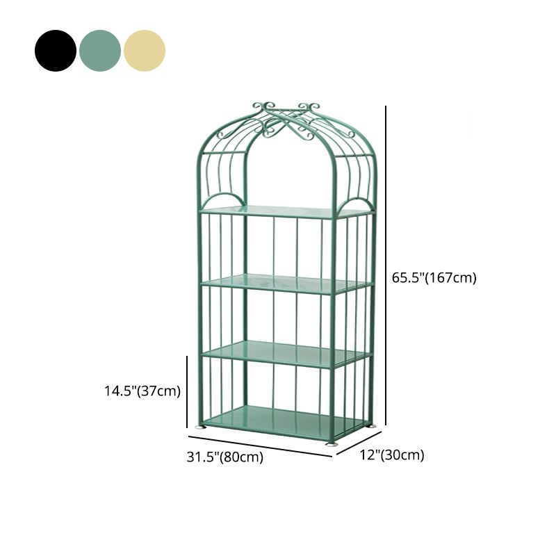 Iron Scandinavian Etagere Bookshelf Vertical Open Bookshelf for Living Room