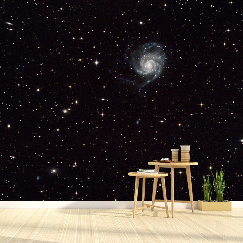 Wall Mural Photography Environment Friendly Mural Wallpaper Dreamy Galaxy Bedroom