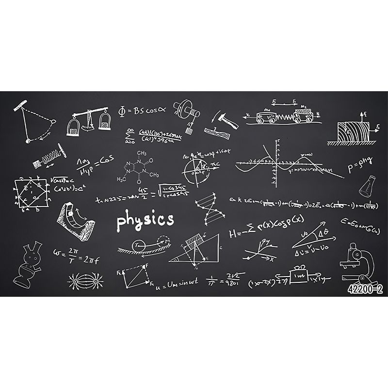 Simple Blackboard Mural Wallpaper for Coffee Shop Writing Wall Art, Personalized Size Available