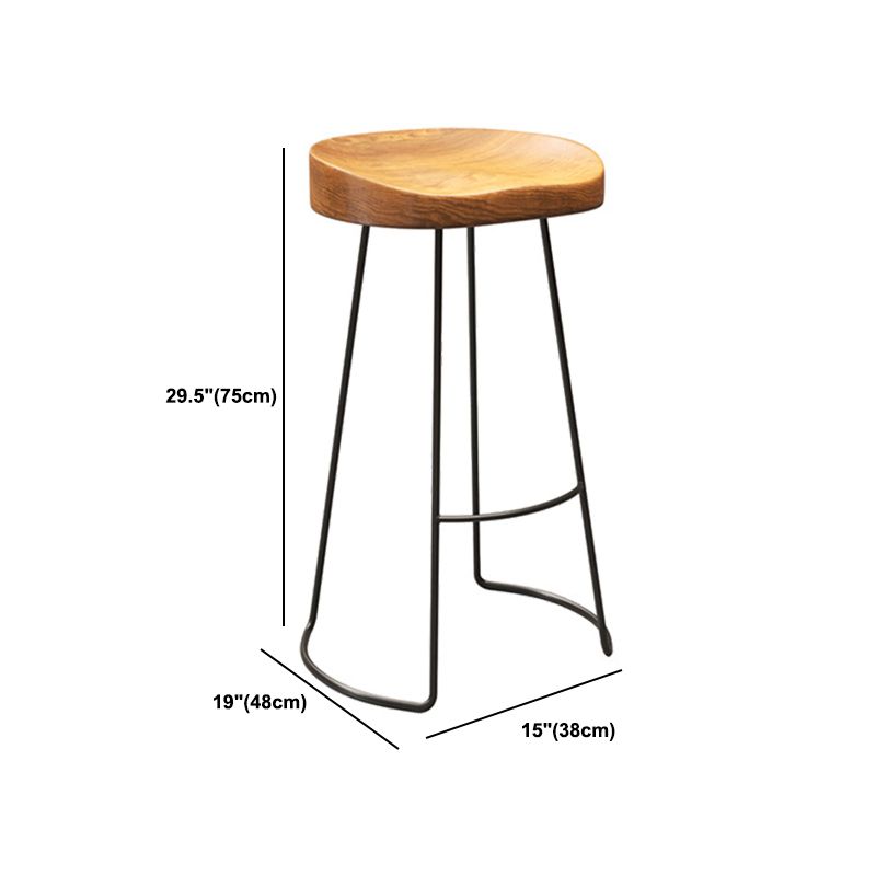Industrial Rectangle Bar Table Set 1/5 Pieces Natural Colour Wood Counter Table