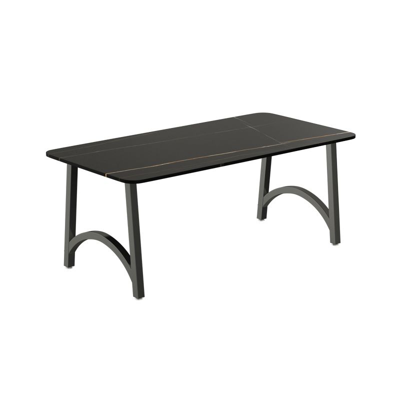Modern Furniture 1/2/3/5/7/9 Pieces Sintered Stone Dining Set in Black